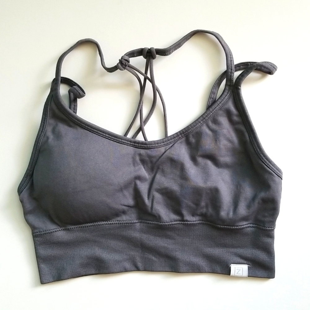 Z Charcoal Grey Sport Bra Size S